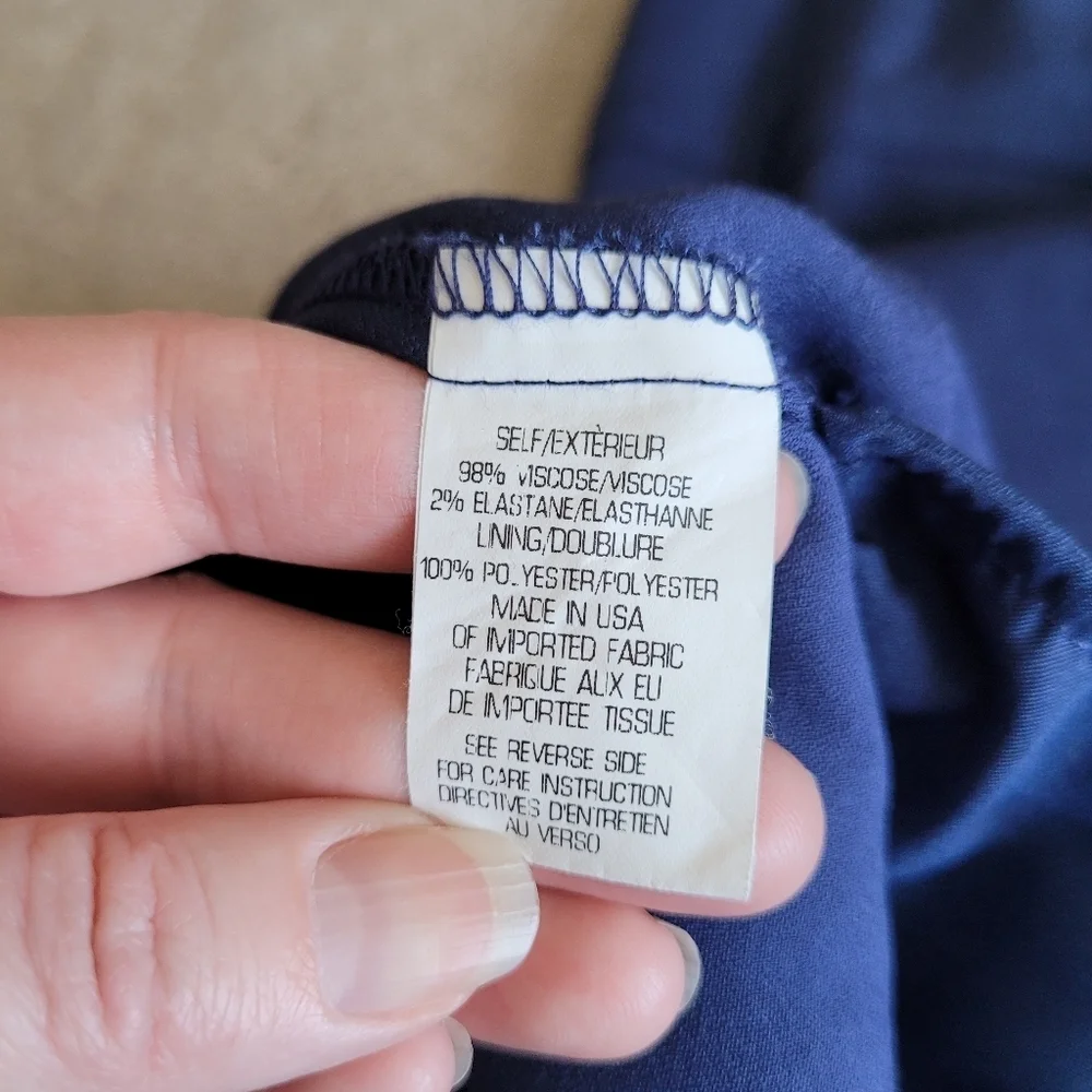 Theory Adalize Habitat blue sleeveless dress size 6​ - Picture 13 of 15